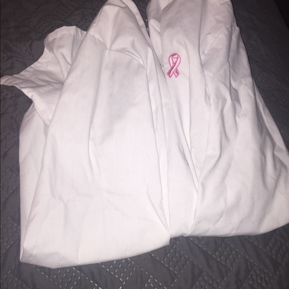 Breast cancer addition nurse coat.